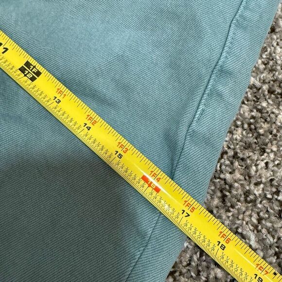 Zara Marine High Rise Straight Denim Green Seafoam Jeans 0 Mom 90s - Picture 7 of 8